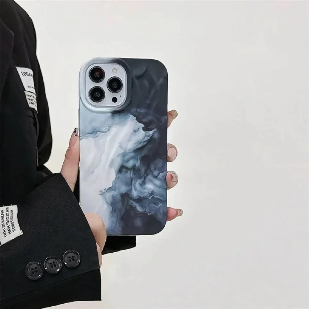 Swirl Ocean Painting Case - iPhone