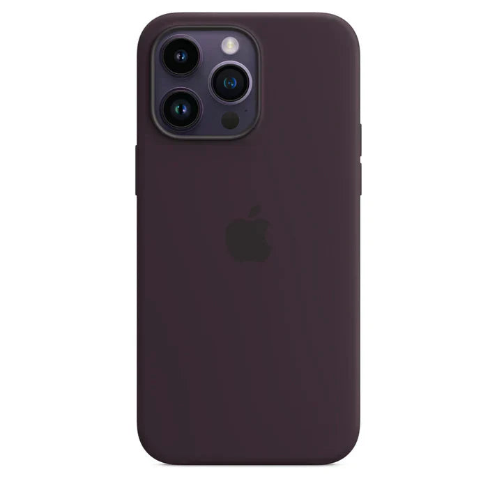Deep Purple Silicone Case with Internal Microfiber Lining - iPhone