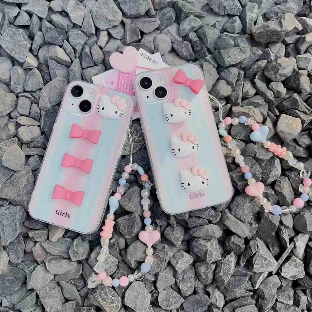 Mini Kitty Case With Charm - iPhone