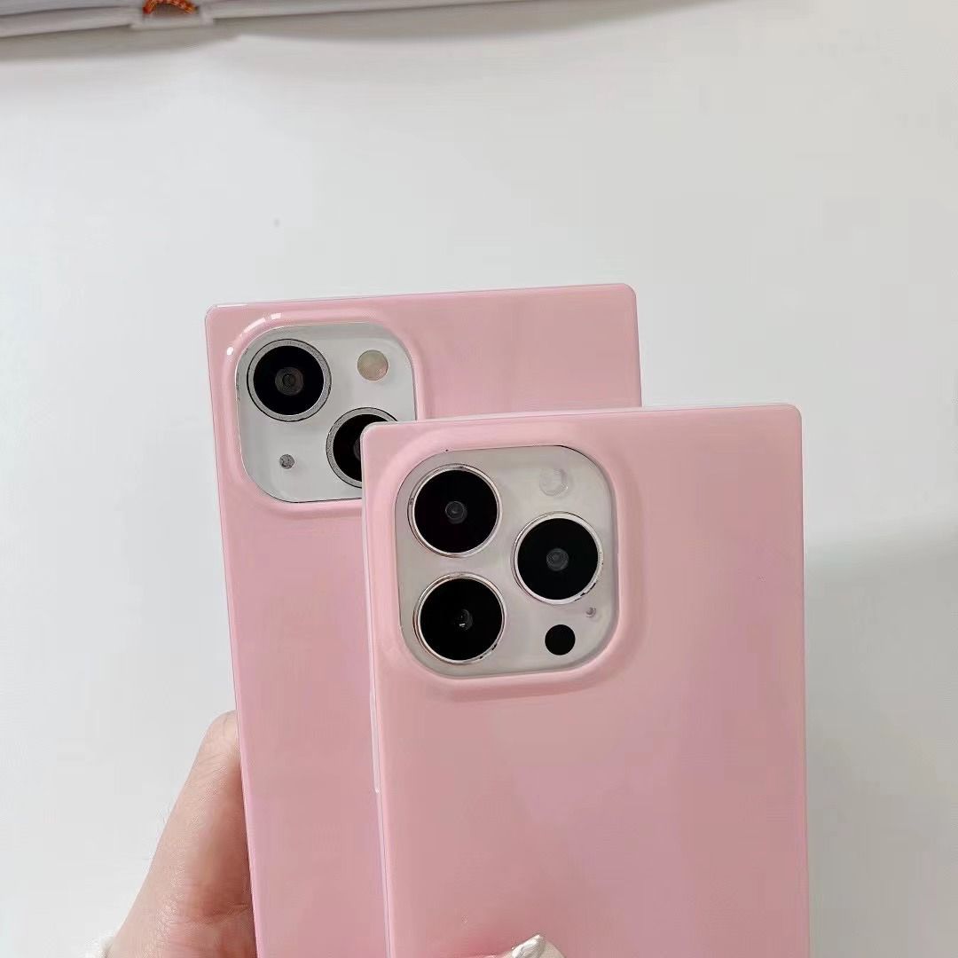 Rectangular Pink Case - iPhone