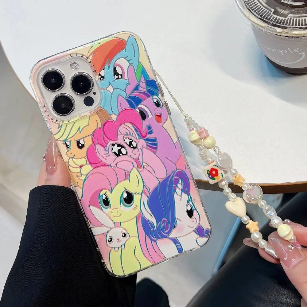 Adorable Pony Design With Pendant Charm - iPhone