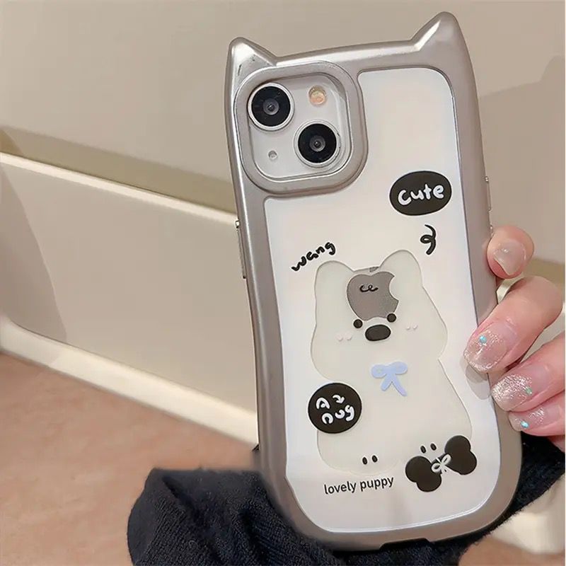 Puppy 🐶 Ribbon 🎀 Case - iPhone