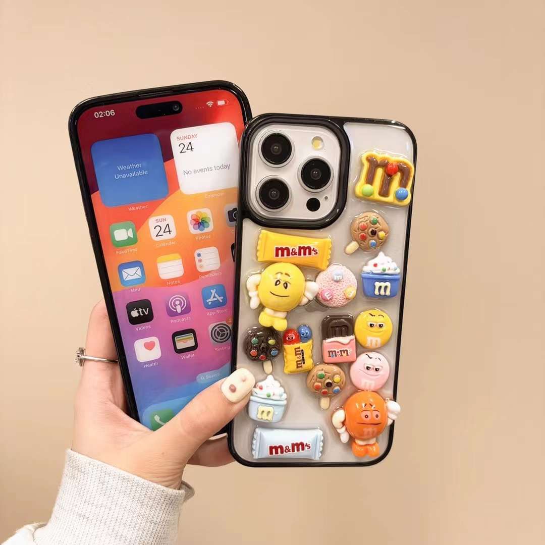 3D M&M Characters Case - iPhone