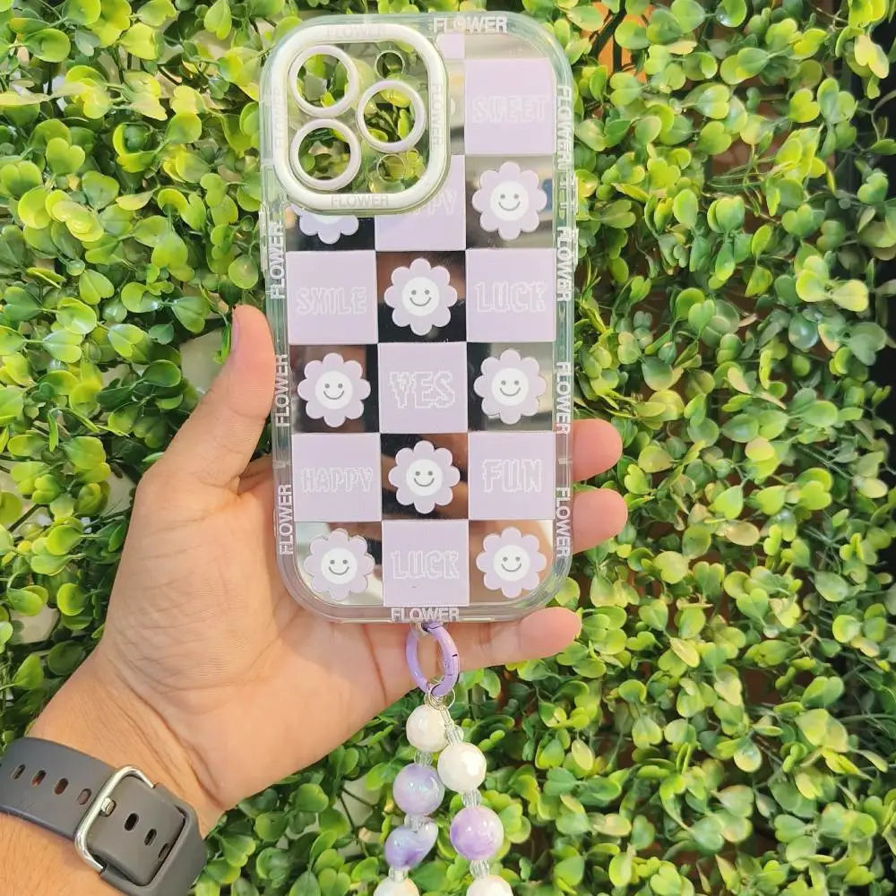Checker Bloom Phone Case - iPhone