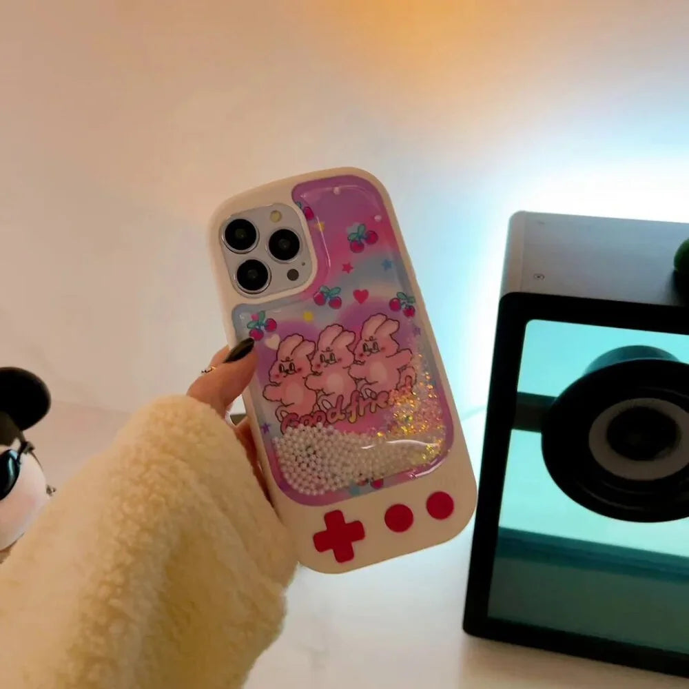 Glitter Rabbit Case - iPhone