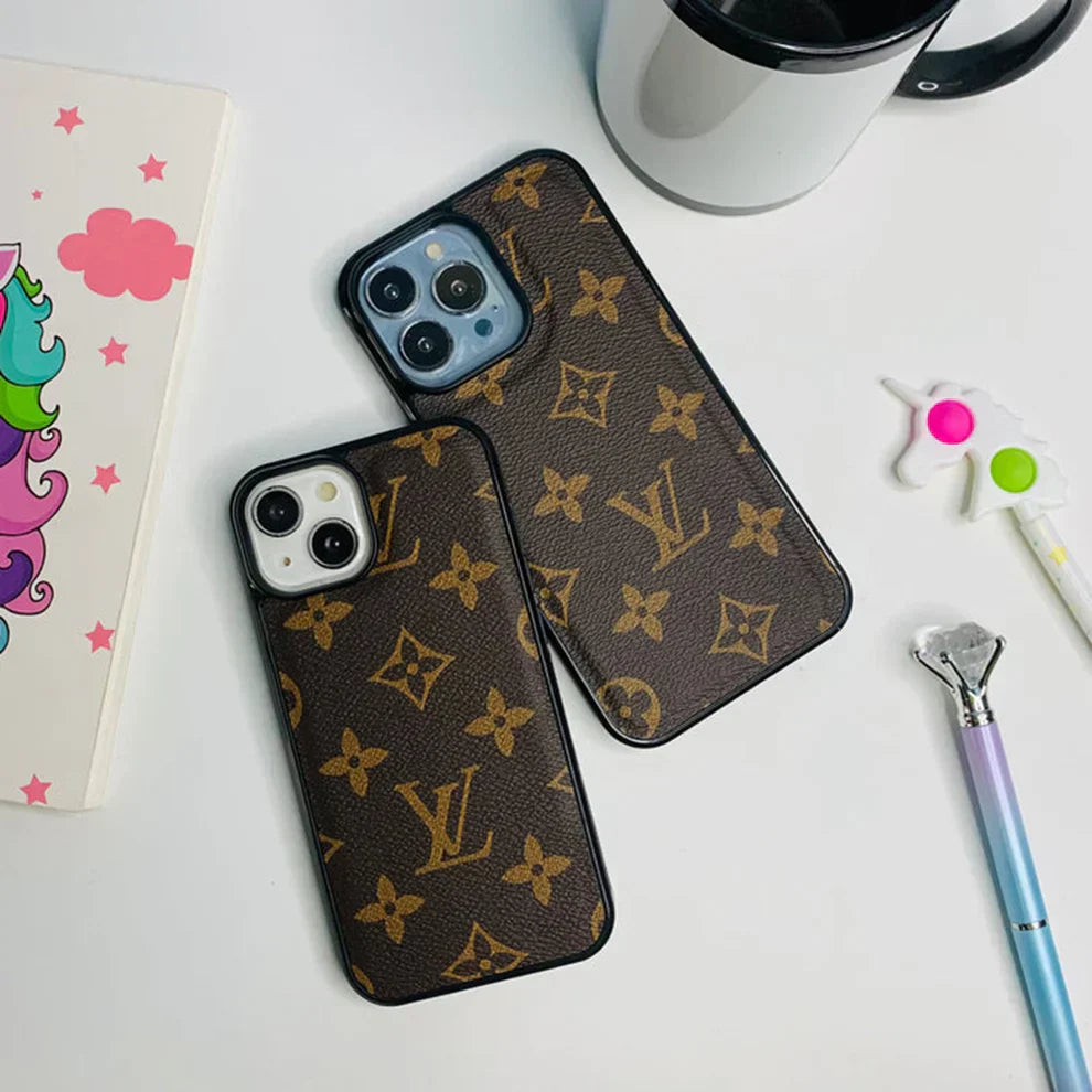 Luxury Designer Leather Case - iPhone