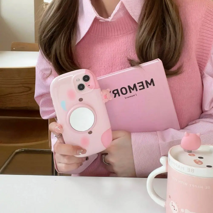 Charming Piggy Camera Phone Case - iPhone
