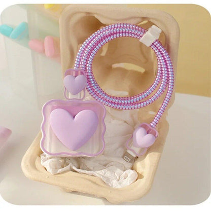 Hearts with Sweet Vibes Charger Case - iPhone