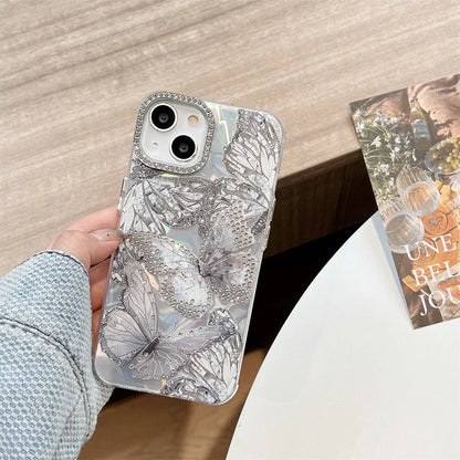 Elegance Diamond Butterfly Case - iPhone