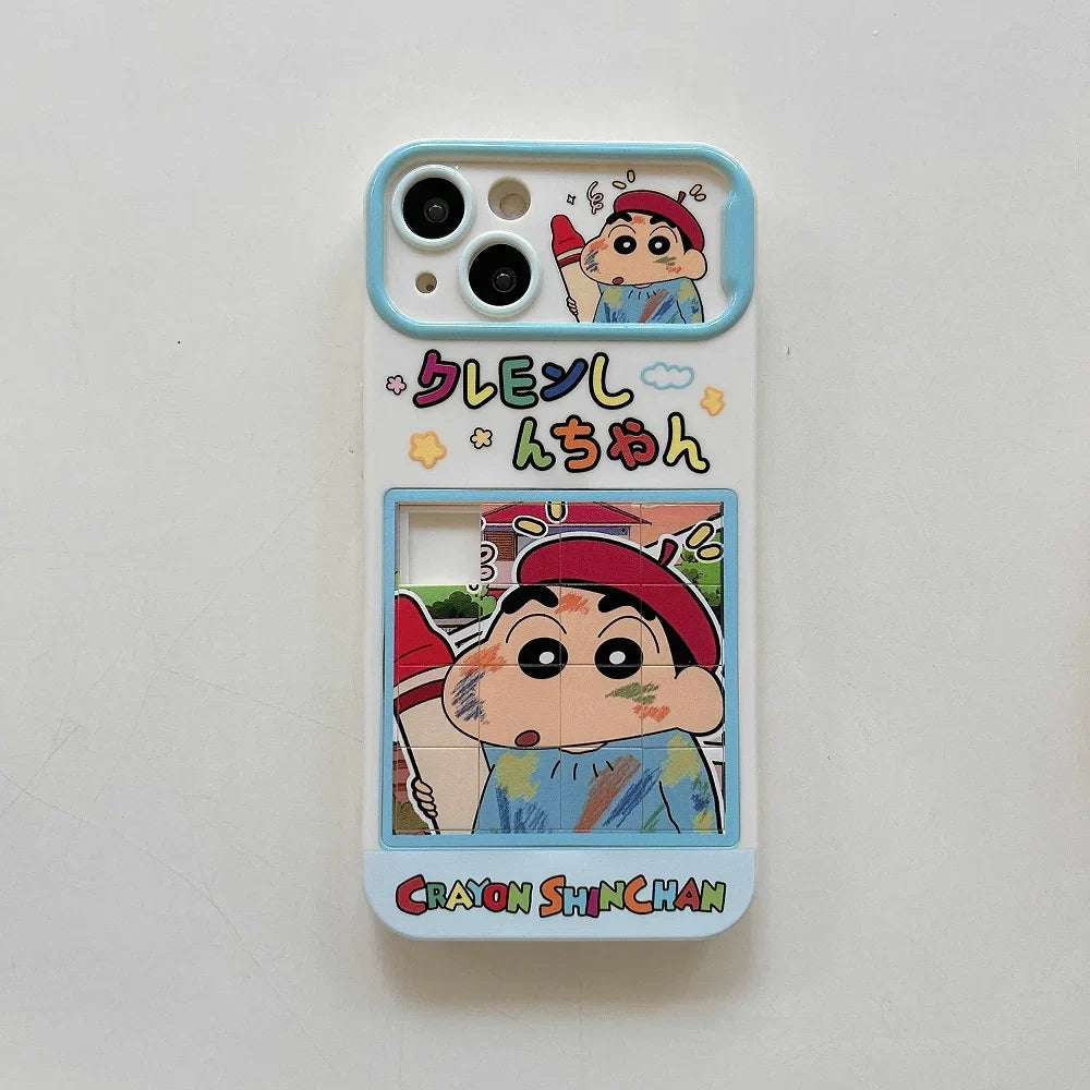 Puzzle Mischief Shin-Chan Case - iPhone