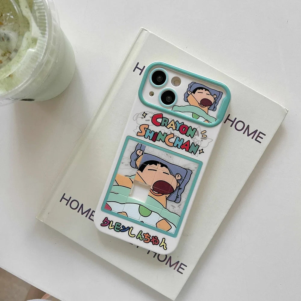 Puzzel Shin-chan Nap Time Case - iPhone