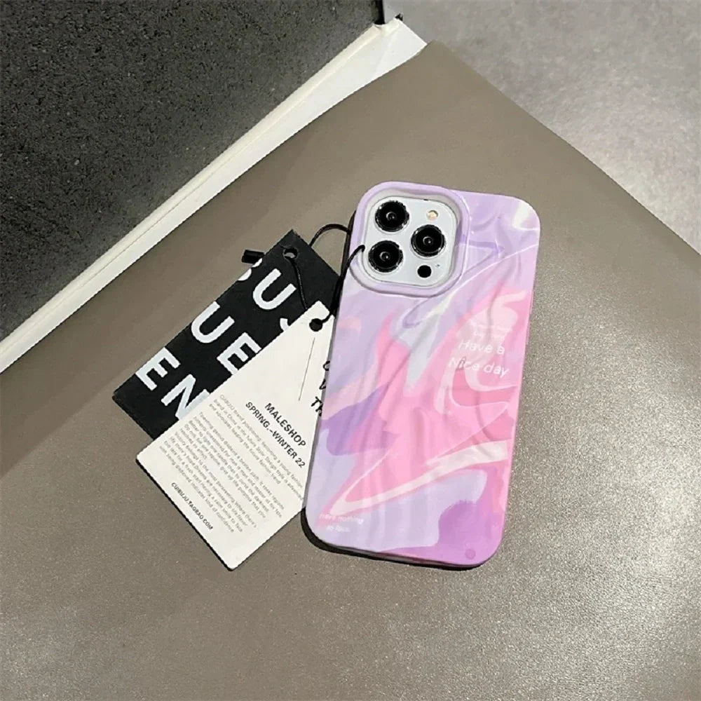 Wave Blush Art Case - iPhone