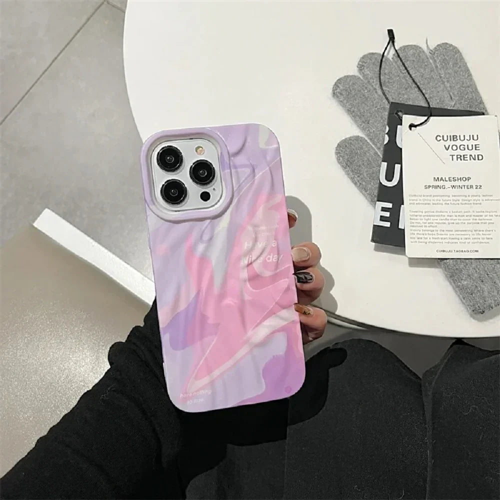 Wave Blush Art Case - iPhone