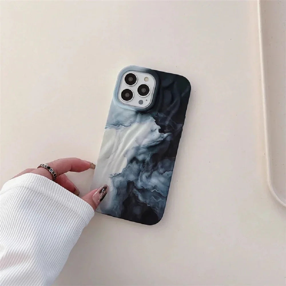 Swirl Ocean Painting Case - iPhone