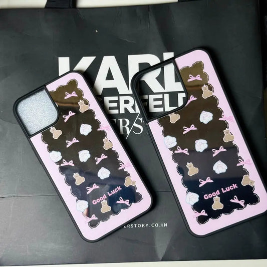 Mirror Teddy Bow Bliss Case - iPhone