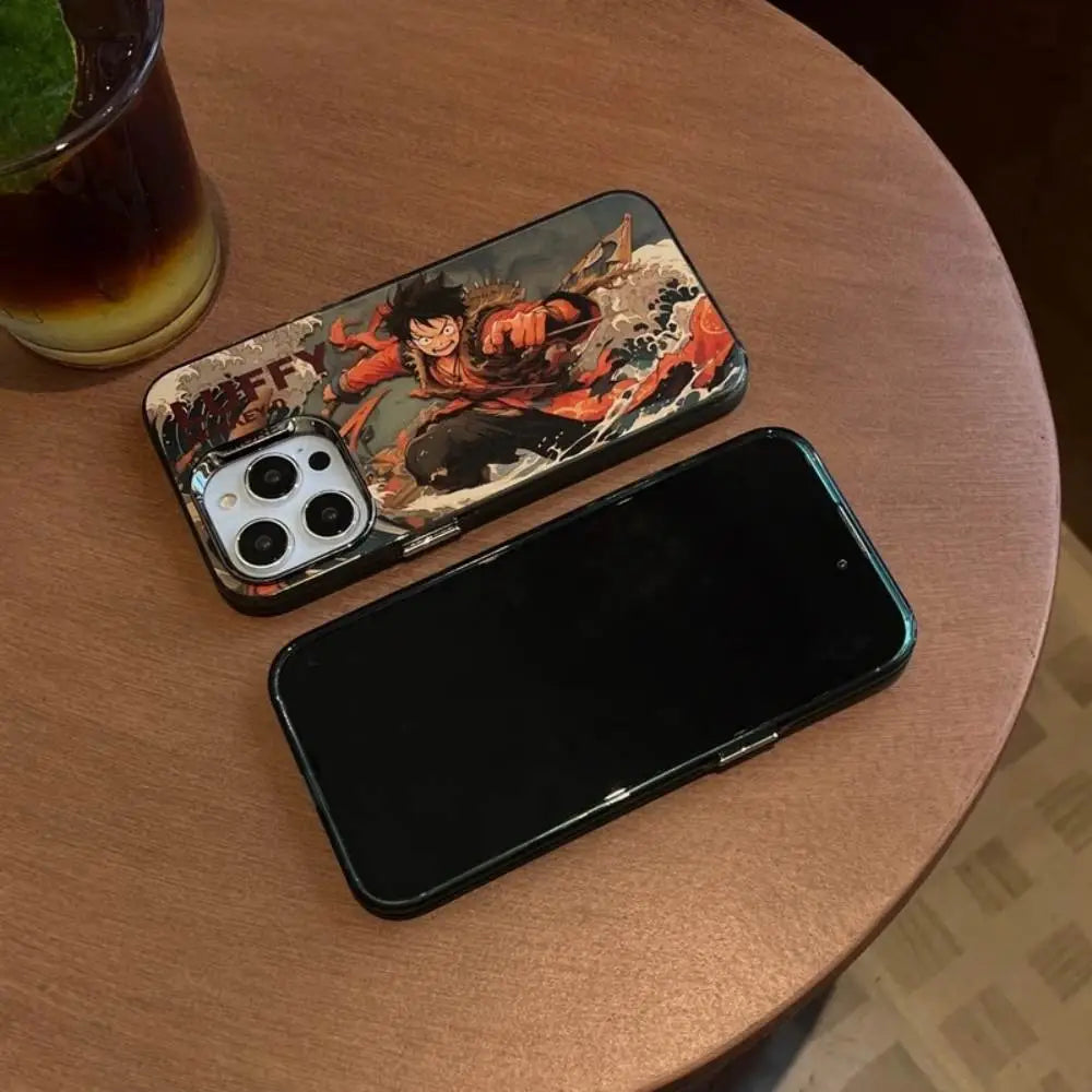 3D Luffy Flaming Spirit Case - iPhone
