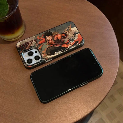 3D Luffy Flaming Spirit Case - iPhone