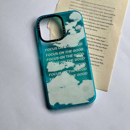 Silicon Black Cloud Case - iPhone