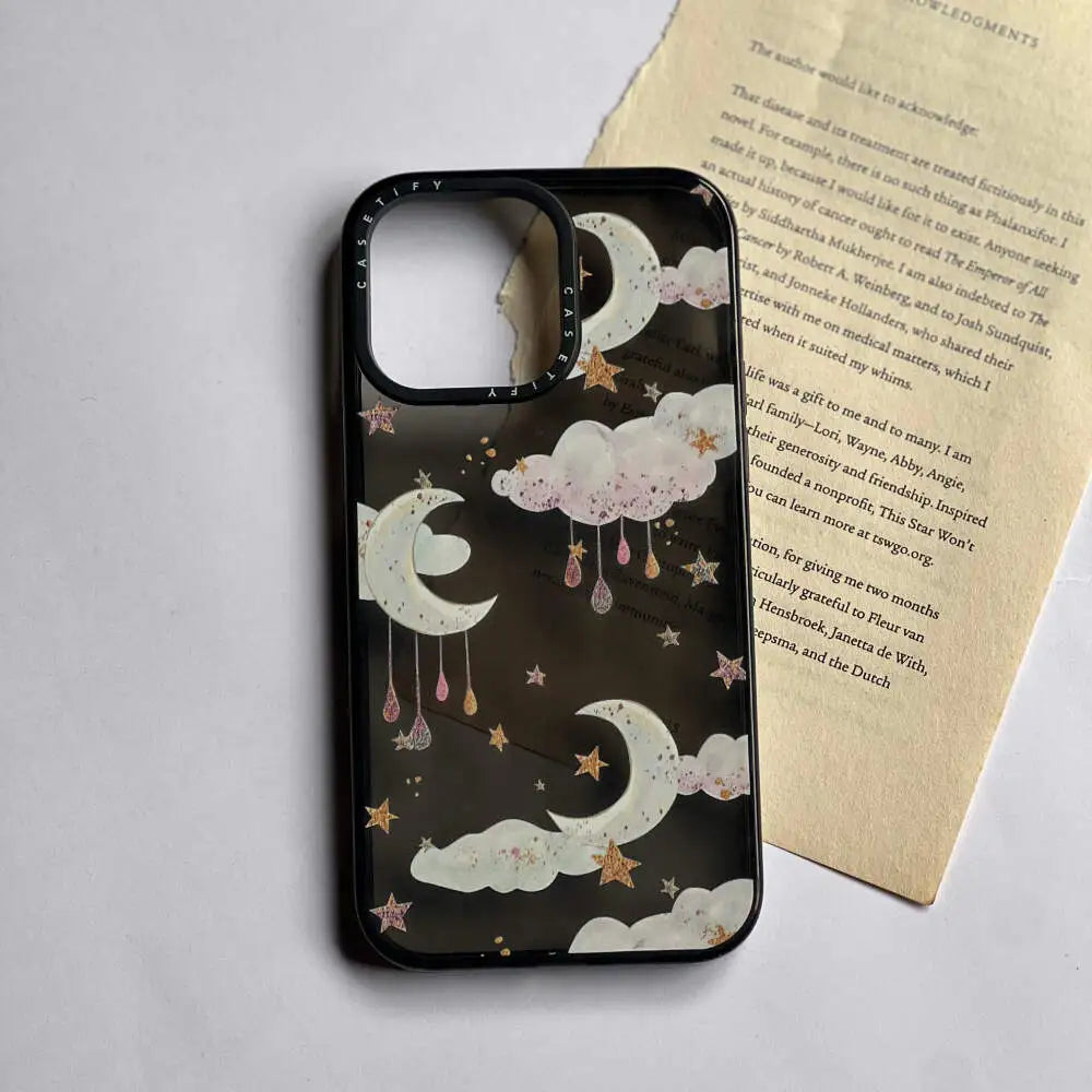 Silicon Black Cloud Case - iPhone