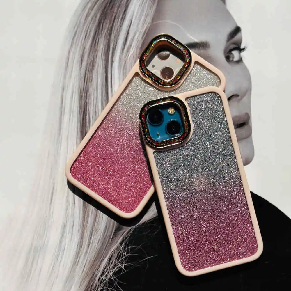 Shimmer Case With Stone Camera Chrome - iPhone