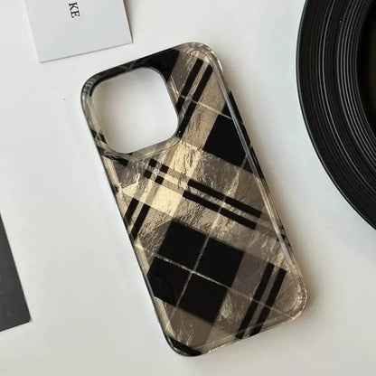 Plaid Luxe Case with Gloss Finish - iPhone