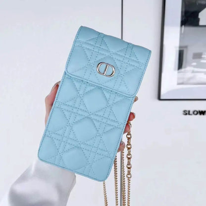 Luxury Brand CD Multipurpose Caro Pouch With Lanyard - iPhone