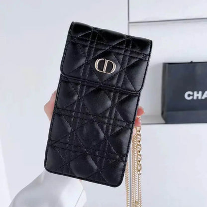 Luxury Brand CD Multipurpose Caro Pouch With Lanyard - iPhone