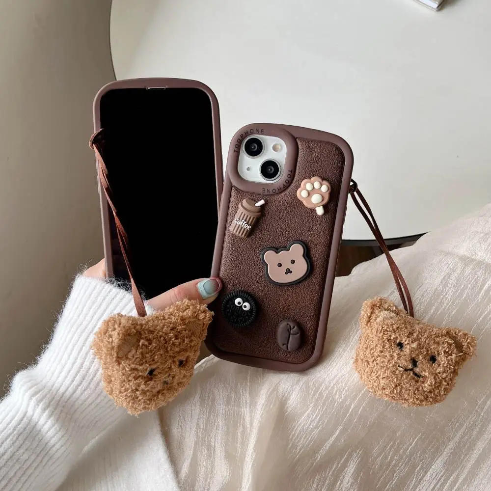 Paw Coffee And Cookie Case With Paw Pendant - iPhone