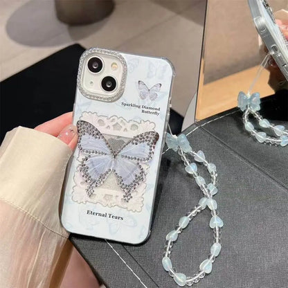 Diamond Butterfly Sparkling Case - iPhone