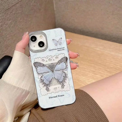 Diamond Butterfly Sparkling Case - iPhone