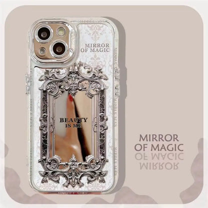 Mirror Case with Pendant Charm - iPhone