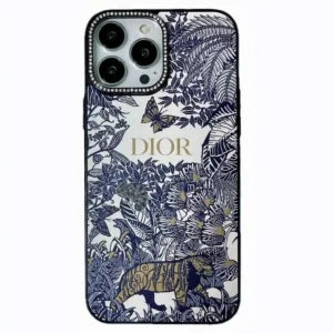 Luxury Brand CD Case With Diamond Chrome - iPhone