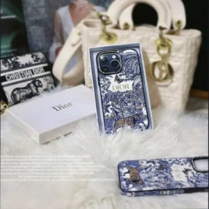 Luxury Brand CD Case With Diamond Chrome - iPhone