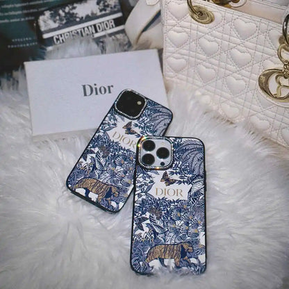 Luxury Brand CD Case With Diamond Chrome - iPhone