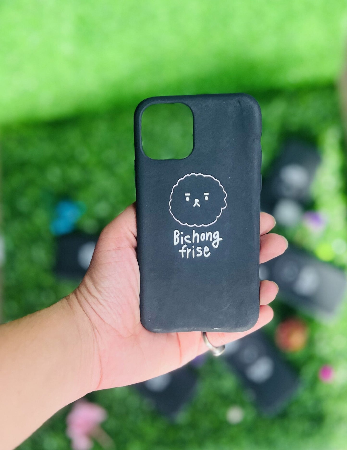 Silicone Bichong Frise Case - iPhone
