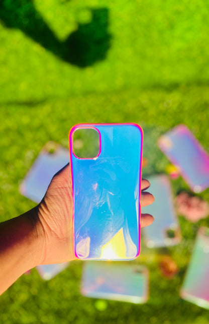 Round Soft Holographic Case - iPhone