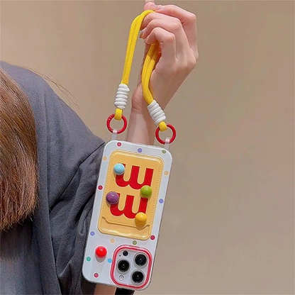 M&M Card Holder Case With Hanging - iPhone