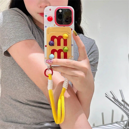 M&M Card Holder Case With Hanging - iPhone