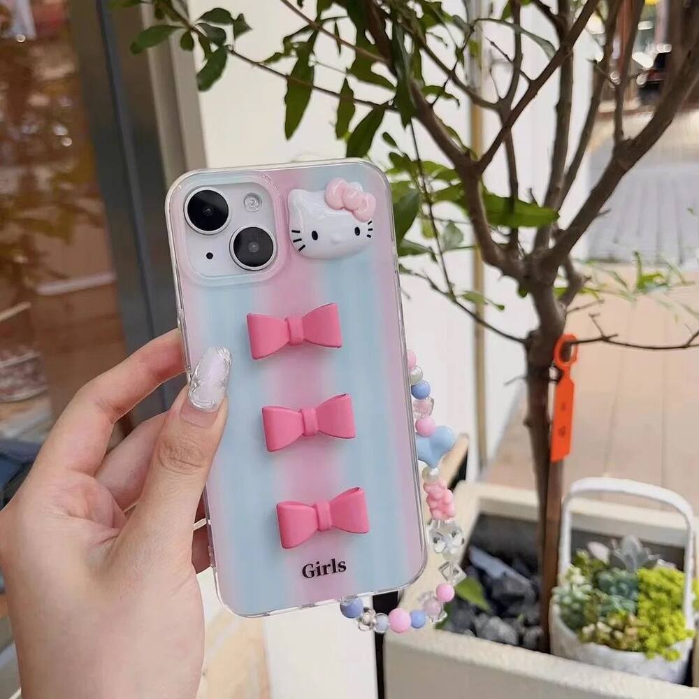 Mini Kitty Case With Charm - iPhone