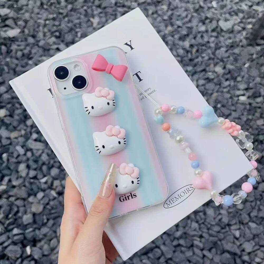 Mini Kitty Case With Charm - iPhone