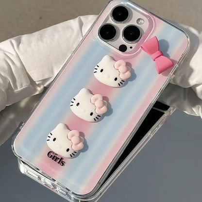 Mini Kitty Case With Charm - iPhone