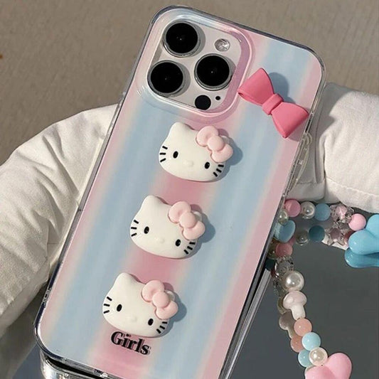 Mini Kitty Case With Charm - iPhone