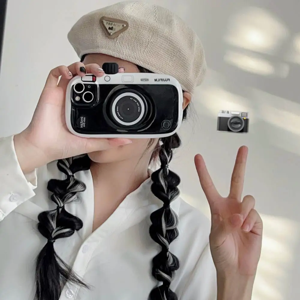 Retro Black Camera Style Case - iPhone