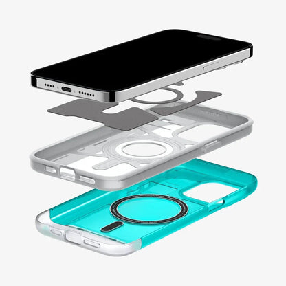 Mechanical Pattern Shockproof Case - iPhone