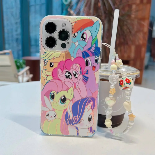 Adorable Pony Design With Pendant Charm - iPhone