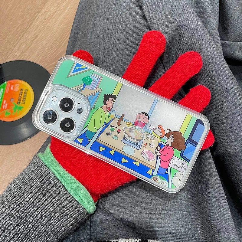 Family Fun Dinner Cartoon Case - iPhone