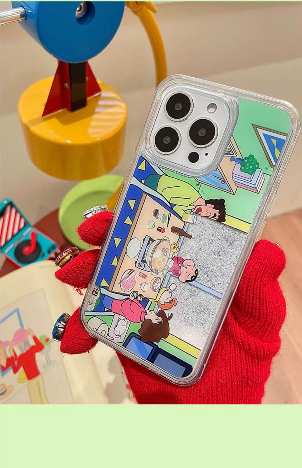 Family Fun Dinner Cartoon Case - iPhone