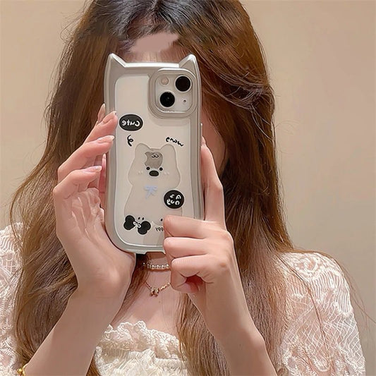 Puppy 🐶 Ribbon 🎀 Case - iPhone