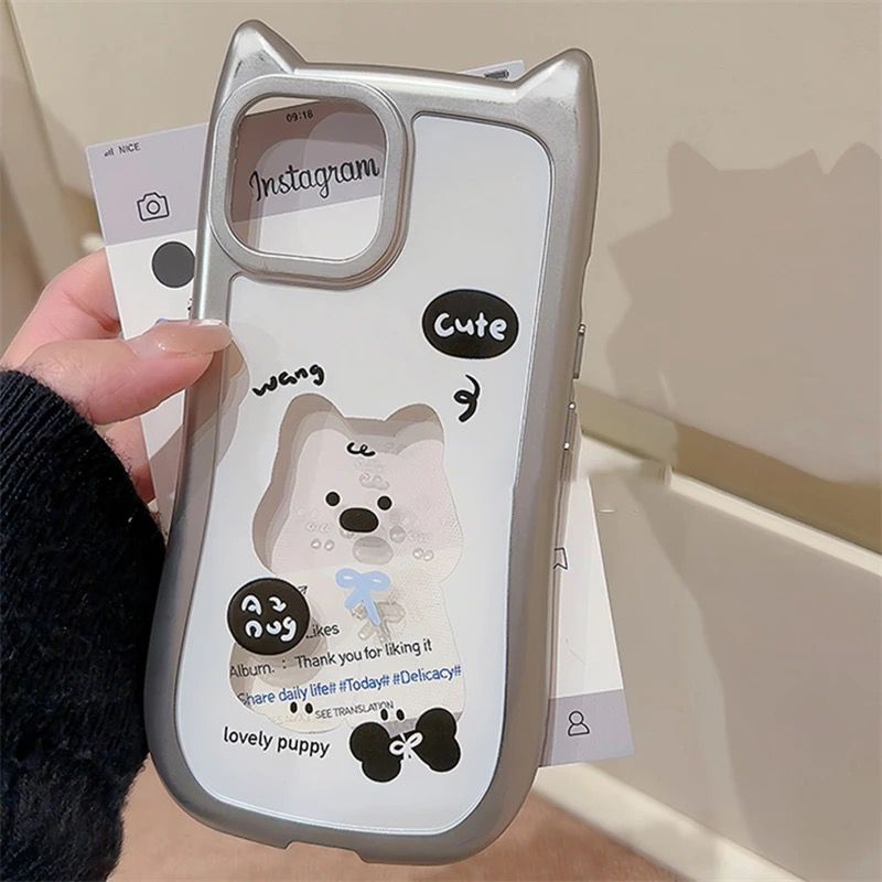 Puppy 🐶 Ribbon 🎀 Case - iPhone
