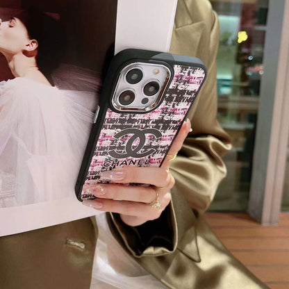 Premium Chanel Design Case - iPhone